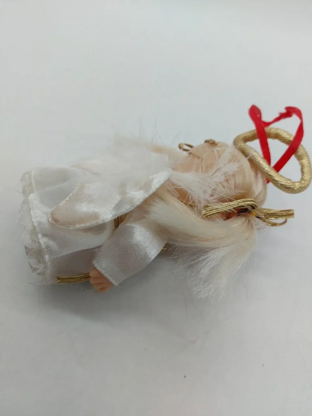Enesco PM Angel HI Babies Precious Moments Doll Ornament Blonde Blue Eye 1995